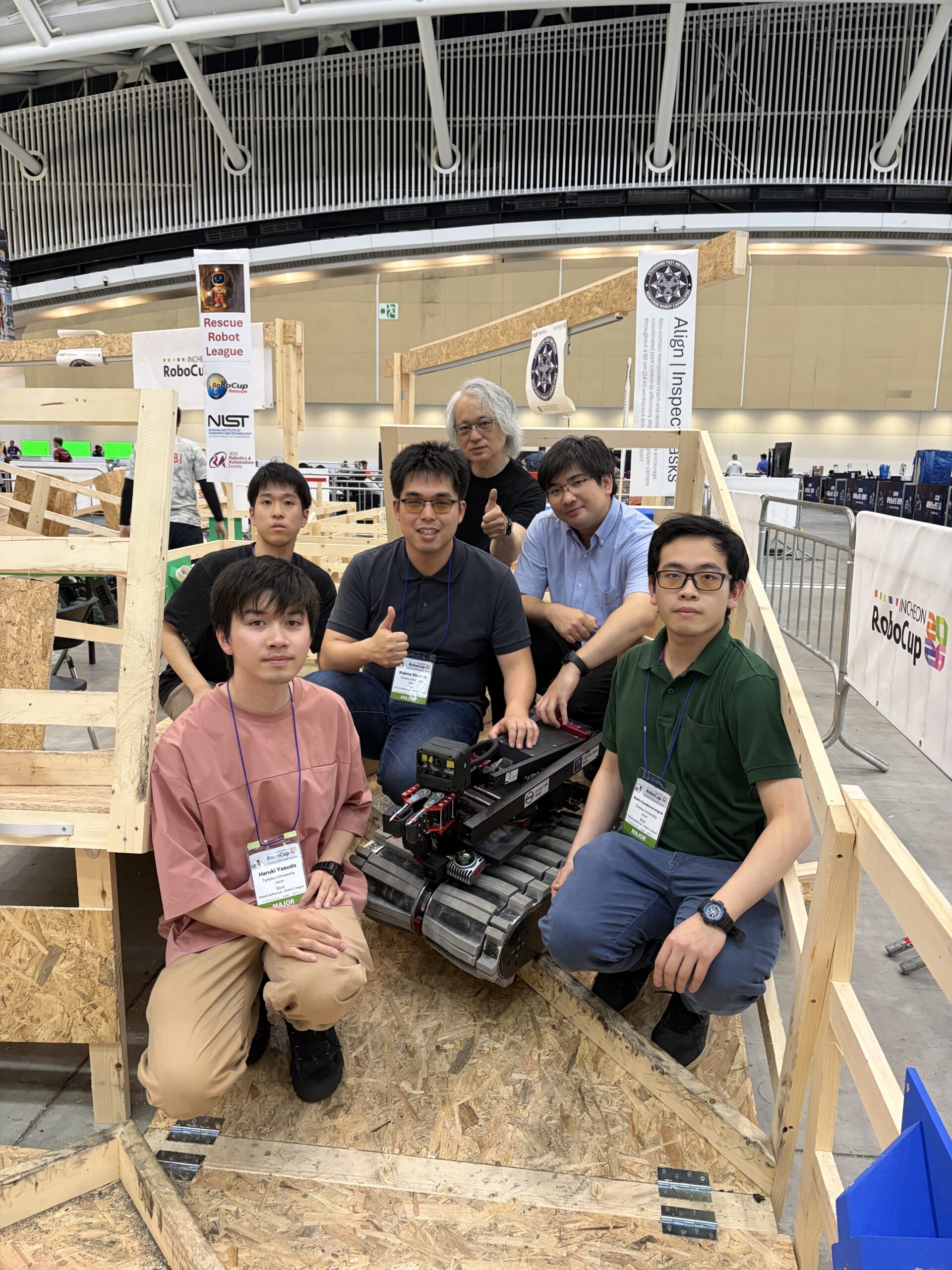 東北大チームQuixが、RoboCup世界大会2026 Rescue Robot Leagueで世界3位になり，Best-in-Class Mechatronics Mobility Awardを受賞しました